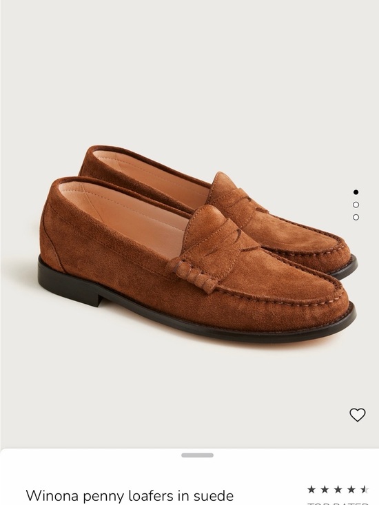 J. Crew Shoes - Women’s new Winona J Crew Penny Loafers in Brown Suede 8 color is castana brown